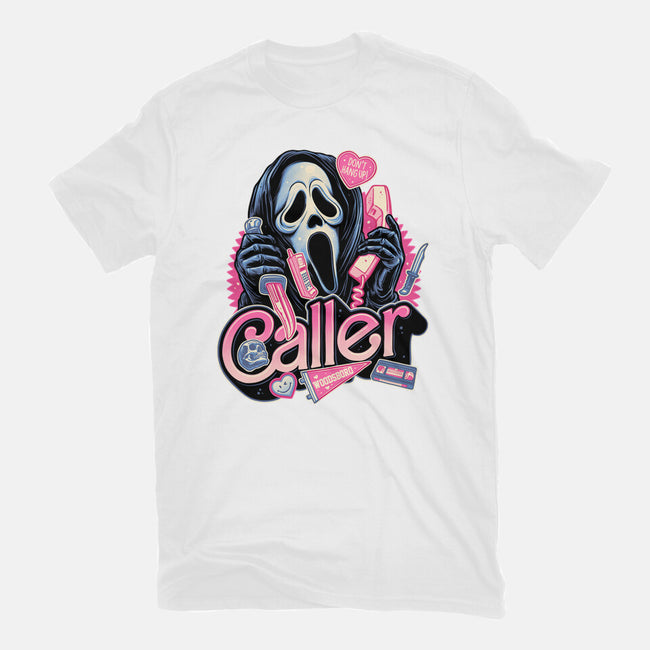 Caller Love-Womens-Fitted-Tee-glitchygorilla