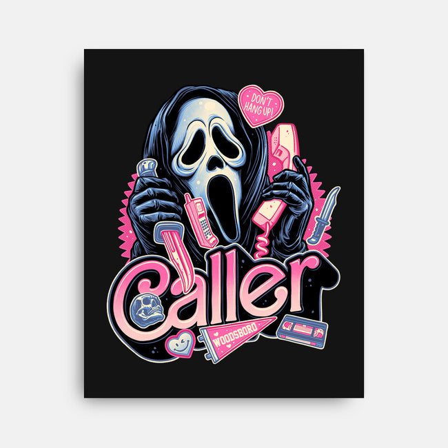 Caller Love-None-Stretched-Canvas-glitchygorilla