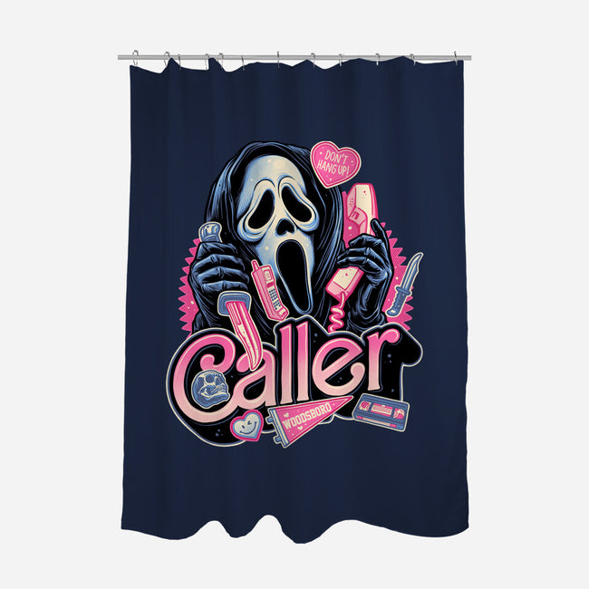 Caller Love-None-Polyester-Shower Curtain-glitchygorilla