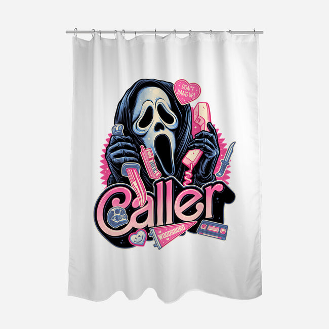 Caller Love-None-Polyester-Shower Curtain-glitchygorilla