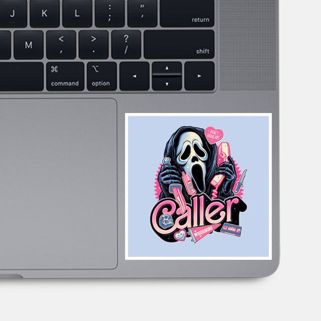 Caller Love-None-Glossy-Sticker-glitchygorilla