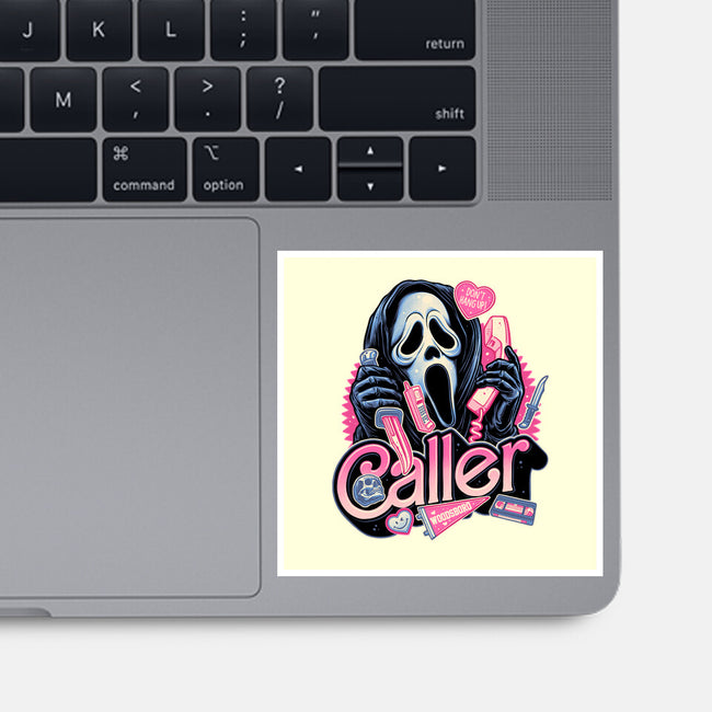 Caller Love-None-Glossy-Sticker-glitchygorilla