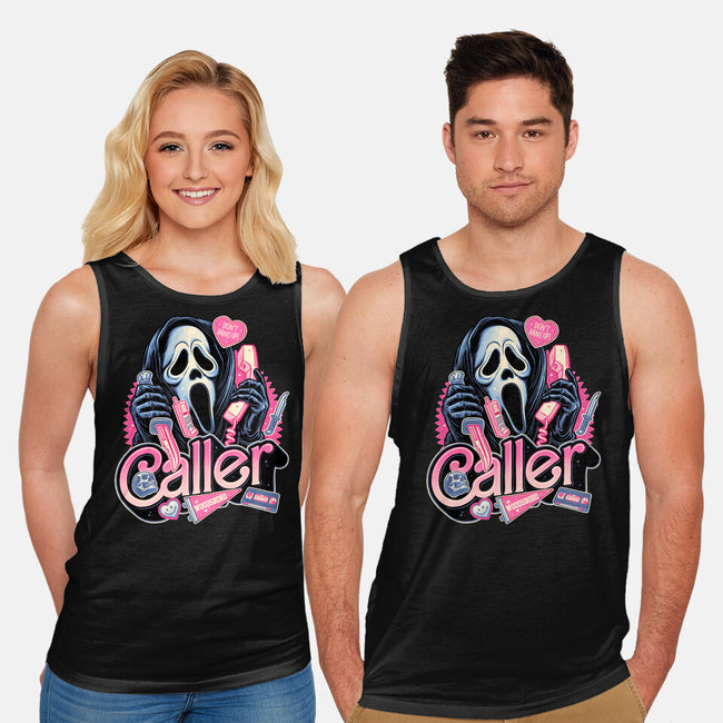 Caller Love-Unisex-Basic-Tank-glitchygorilla