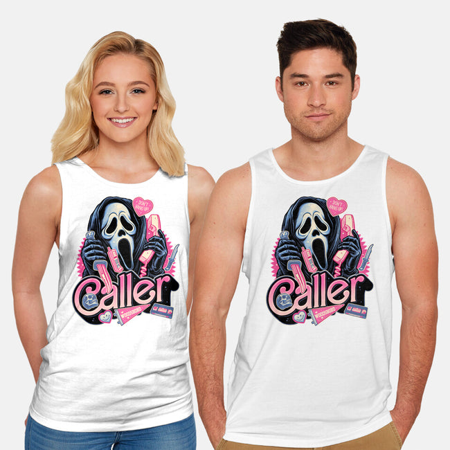 Caller Love-Unisex-Basic-Tank-glitchygorilla