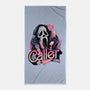 Caller Love-None-Beach-Towel-glitchygorilla