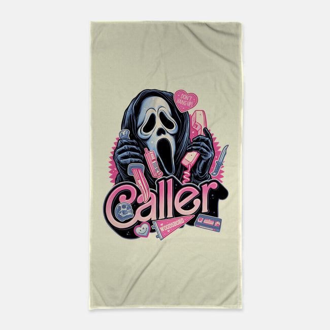 Caller Love-None-Beach-Towel-glitchygorilla