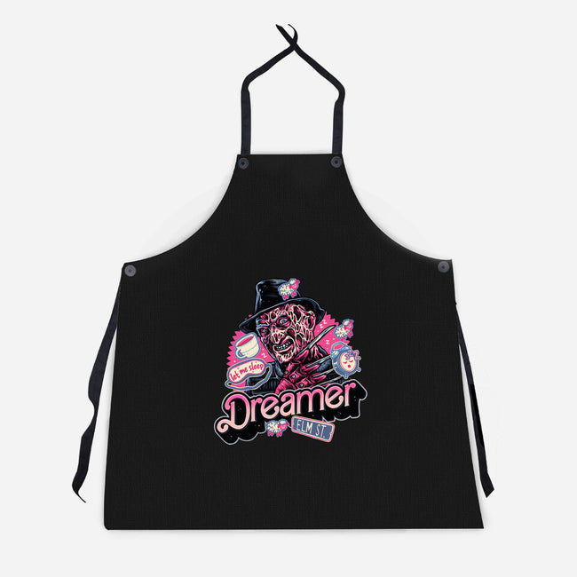 Dreamer Love-Unisex-Kitchen-Apron-glitchygorilla