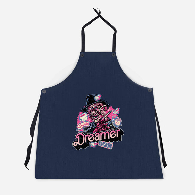 Dreamer Love-Unisex-Kitchen-Apron-glitchygorilla