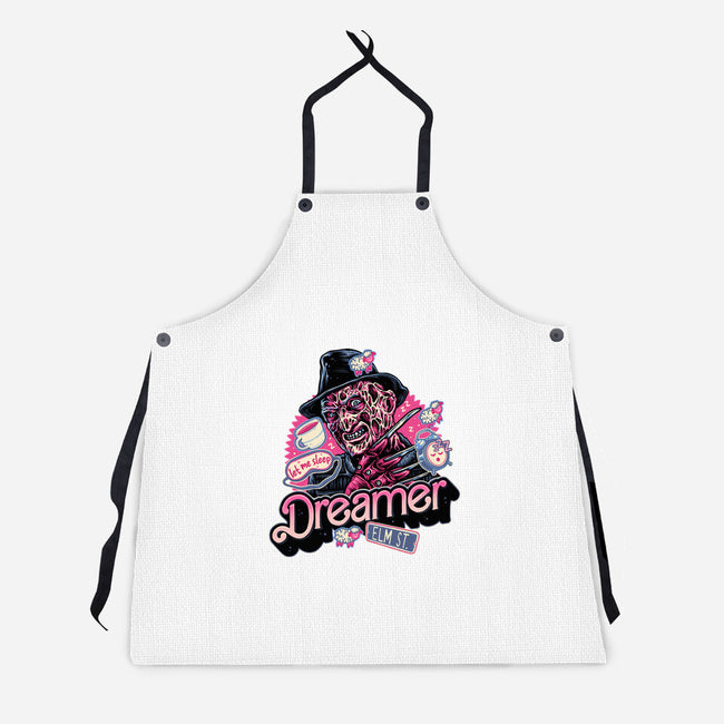 Dreamer Love-Unisex-Kitchen-Apron-glitchygorilla