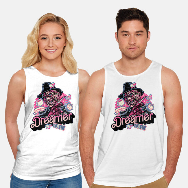 Dreamer Love-Unisex-Basic-Tank-glitchygorilla