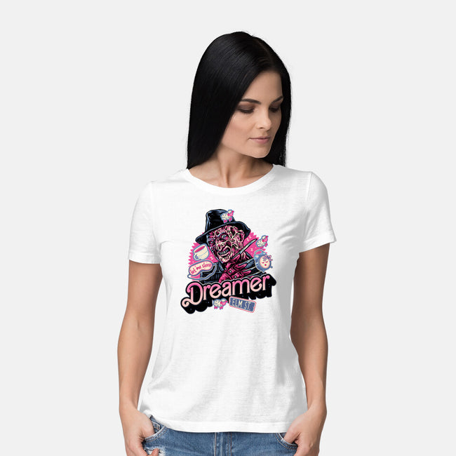 Dreamer Love-Womens-Basic-Tee-glitchygorilla