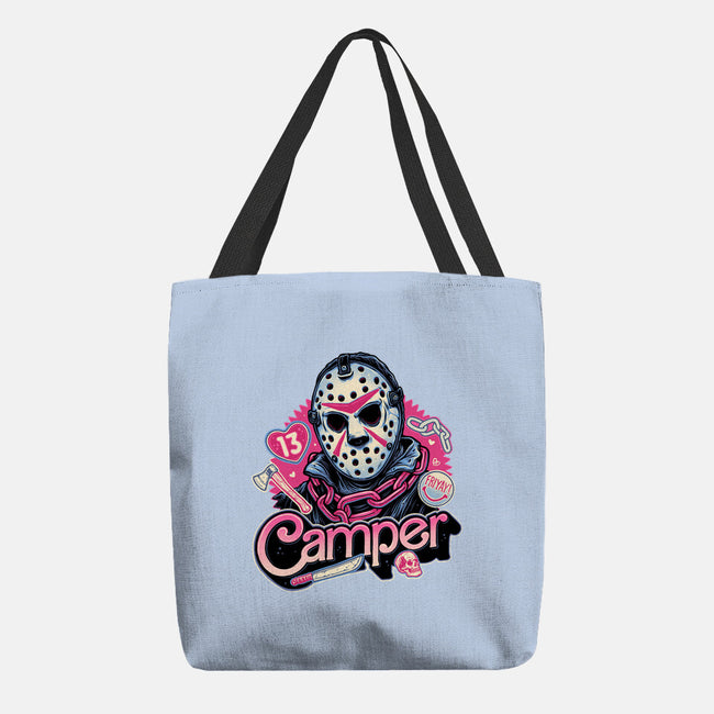 Camper Love-None-Basic Tote-Bag-glitchygorilla