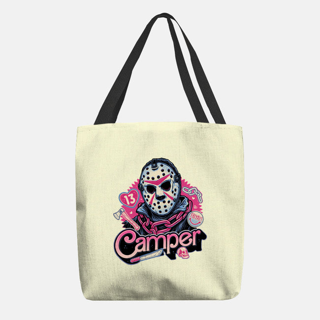 Camper Love-None-Basic Tote-Bag-glitchygorilla