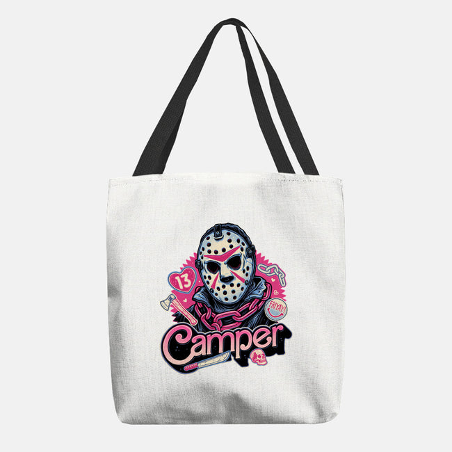 Camper Love-None-Basic Tote-Bag-glitchygorilla