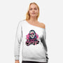 Camper Love-Womens-Off Shoulder-Sweatshirt-glitchygorilla