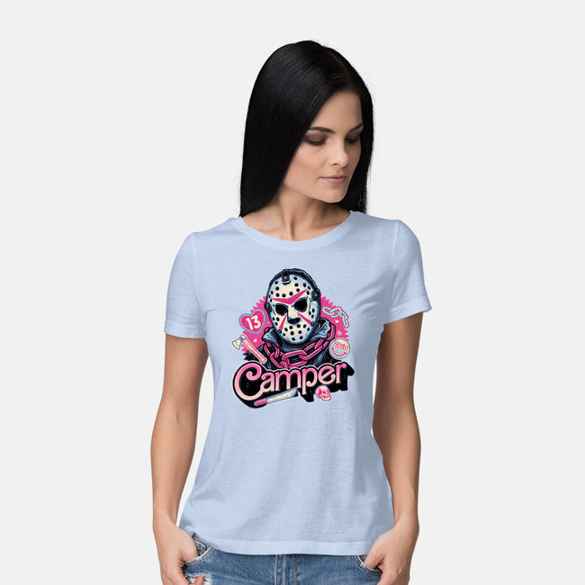 Camper Love-Womens-Basic-Tee-glitchygorilla