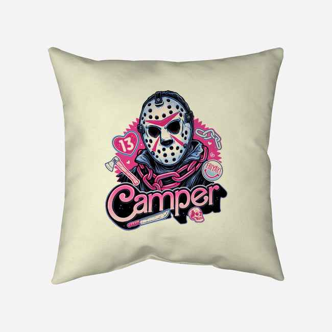 Camper Love-None-Removable Cover-Throw Pillow-glitchygorilla