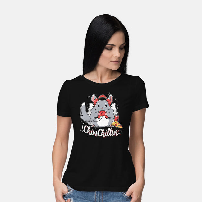 ChinChillin-Womens-Basic-Tee-Ca Mask