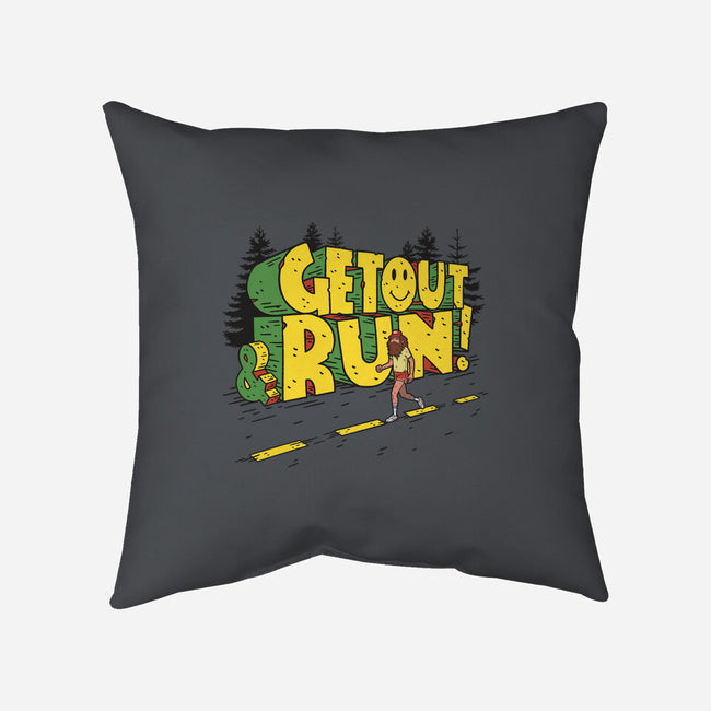 Get Out And Run-None-Removable Cover-Throw Pillow-Getsousa!