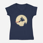 BB The Imaginary Friend-Womens-V-Neck-Tee-Olipop