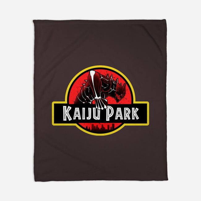 Kaiju Park-None-Fleece-Blanket-Astrobot Invention