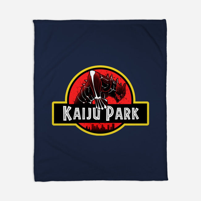 Kaiju Park-None-Fleece-Blanket-Astrobot Invention