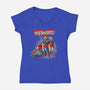 Back To Krypton-Womens-V-Neck-Tee-zascanauta