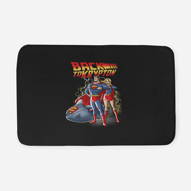 Back To Krypton-None-Memory Foam-Bath Mat-zascanauta