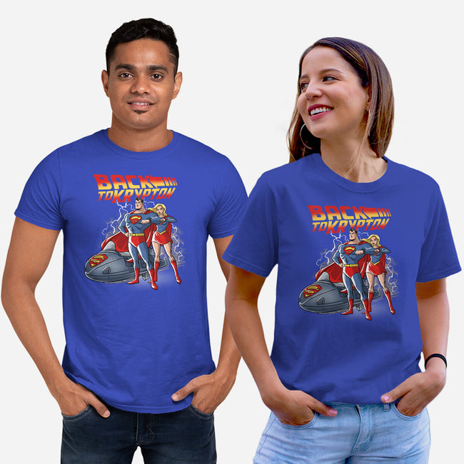 Back To Krypton-Unisex-Basic-Tee-zascanauta