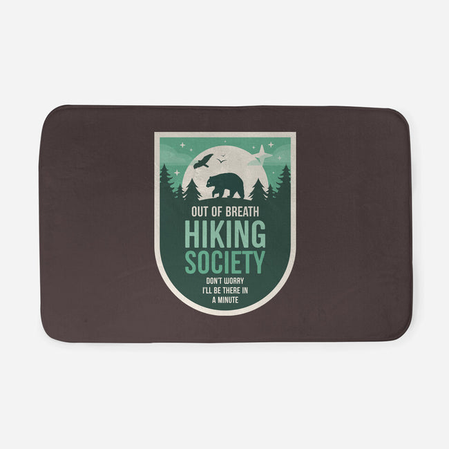 Out Of Breath Hiking Society-None-Memory Foam-Bath Mat-BadBox