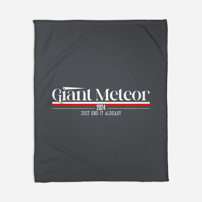 Giant Meteor-None-Fleece-Blanket-BadBox