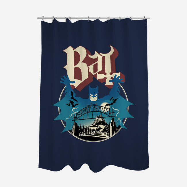 Ghost Bat-None-Polyester-Shower Curtain-Barbadifuoco