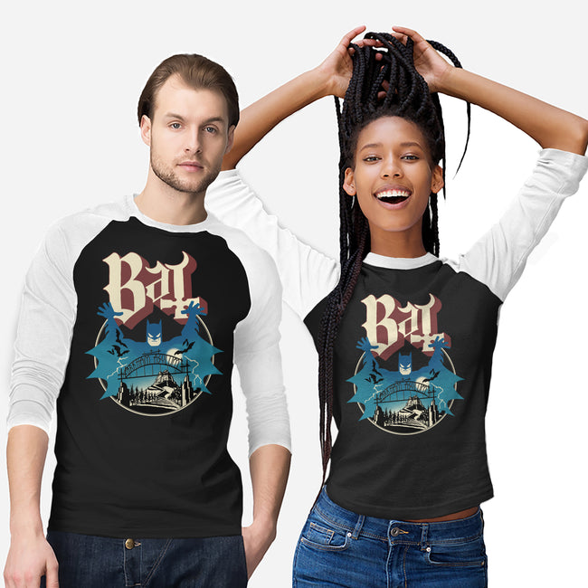 Ghost Bat-Unisex-Baseball-Tee-Barbadifuoco