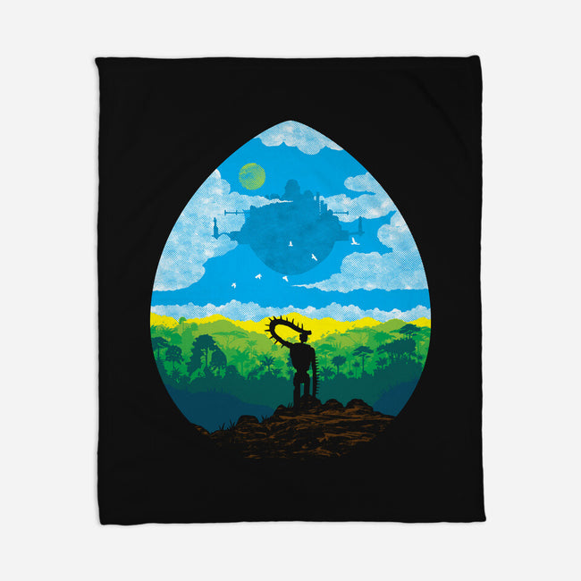 Mystical City-None-Fleece-Blanket-dalethesk8er