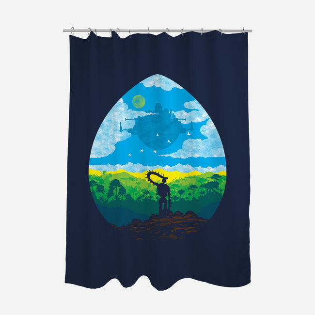 Mystical City-None-Polyester-Shower Curtain-dalethesk8er