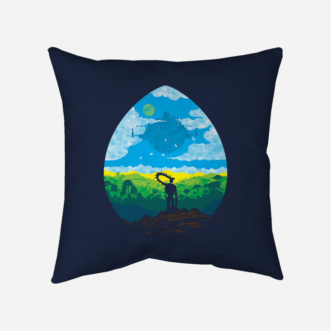 Mystical City-None-Non-Removable Cover w Insert-Throw Pillow-dalethesk8er