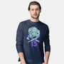 13 Bits-Mens-Long Sleeved-Tee-Green Devil