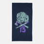 13 Bits-None-Beach-Towel-Green Devil