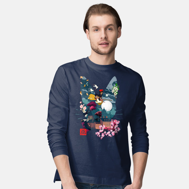 Witchy Delivery-Mens-Long Sleeved-Tee-Arinesart