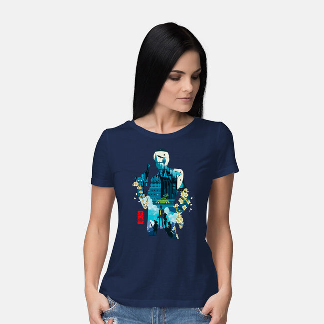 The Thief And The Castle-Womens-Basic-Tee-Arinesart