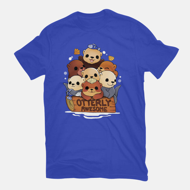 Otterly Awesome-Unisex-Basic-Tee-Vallina84