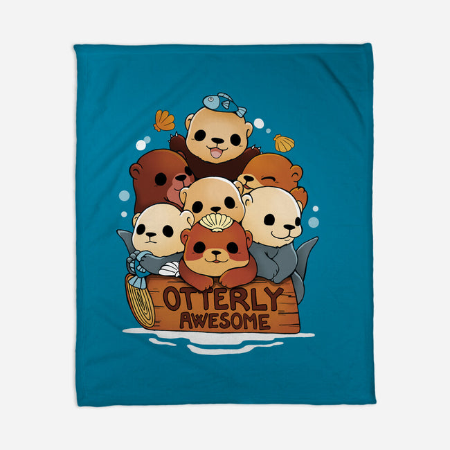 Otterly Awesome-None-Fleece-Blanket-Vallina84