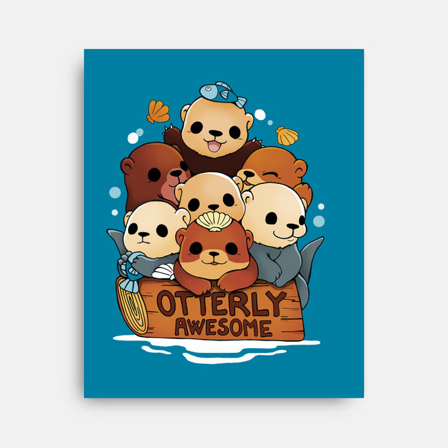 Otterly Awesome-None-Stretched-Canvas-Vallina84