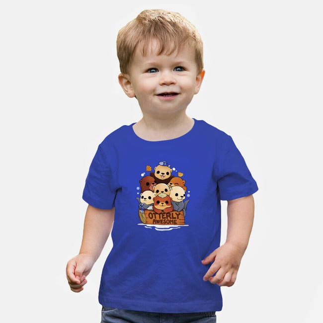 Otterly Awesome-Baby-Basic-Tee-Vallina84