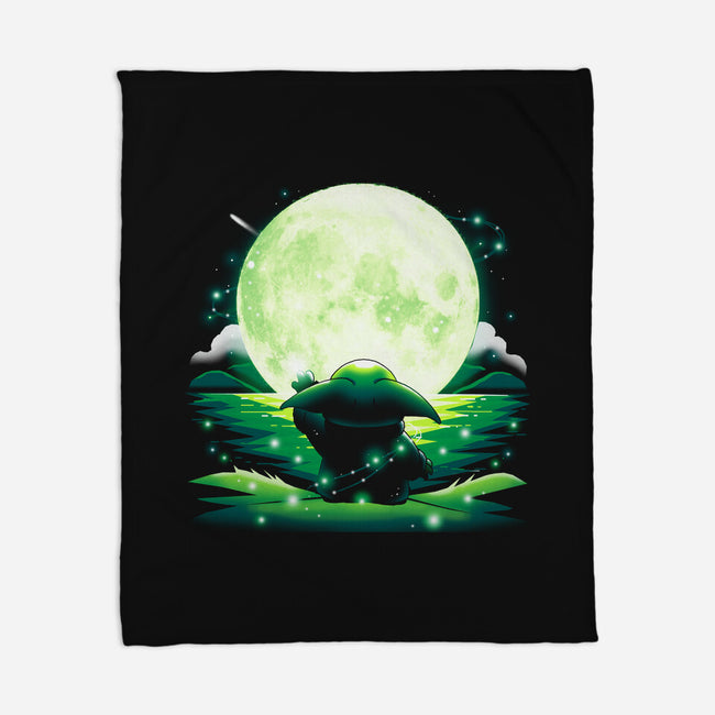 Baby Touch Moon-None-Fleece-Blanket-Vallina84