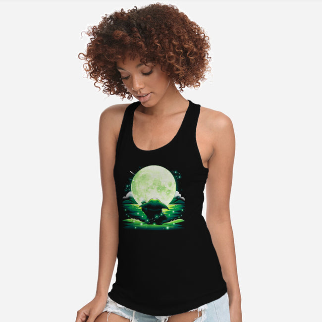 Baby Touch Moon-Womens-Racerback-Tank-Vallina84