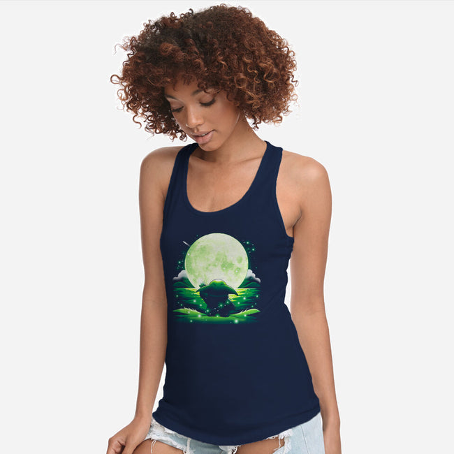 Baby Touch Moon-Womens-Racerback-Tank-Vallina84