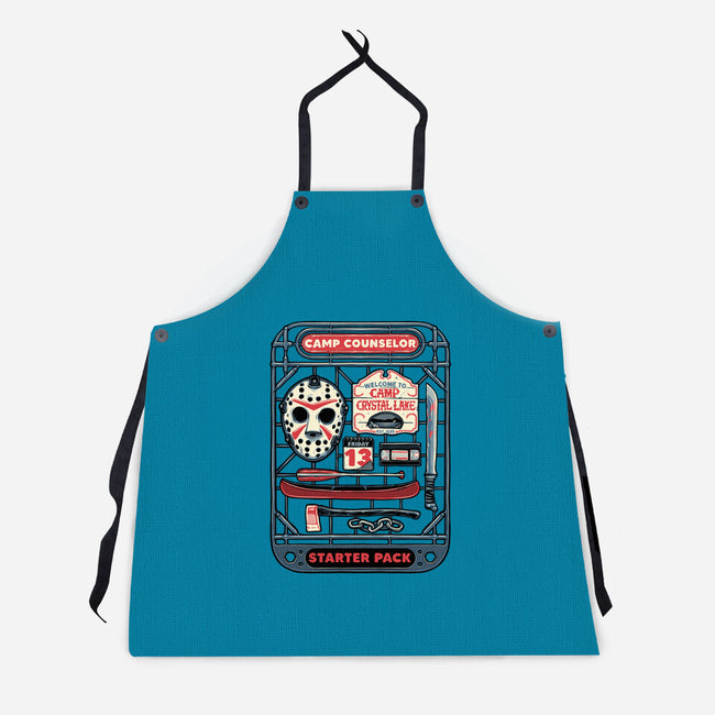 Friday Kit-Unisex-Kitchen-Apron-glitchygorilla