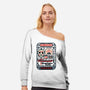 Friday Kit-Womens-Off Shoulder-Sweatshirt-glitchygorilla