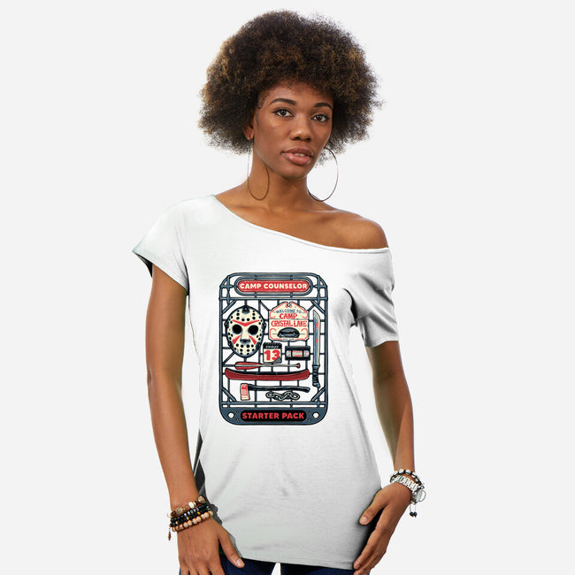 Friday Kit-Womens-Off Shoulder-Tee-glitchygorilla